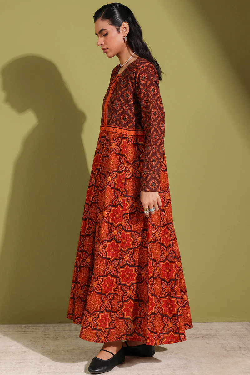 Thai Block Flared Dress - Image 9