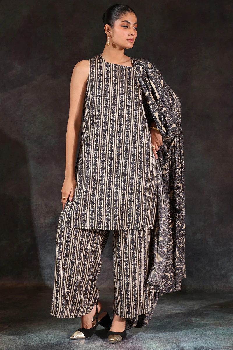 Aari Paisley 3-Piece Jama Set - Image 2