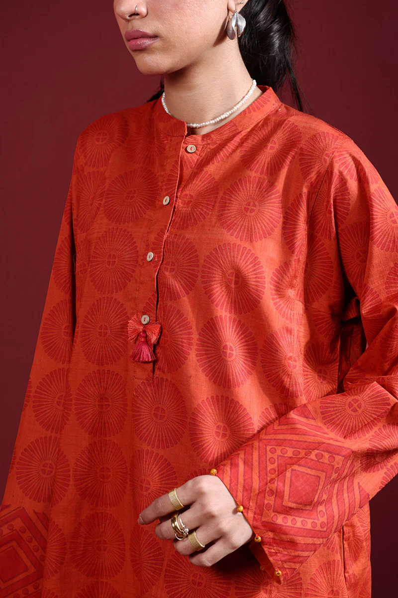 Block-Printed Wooden Set - Image 5