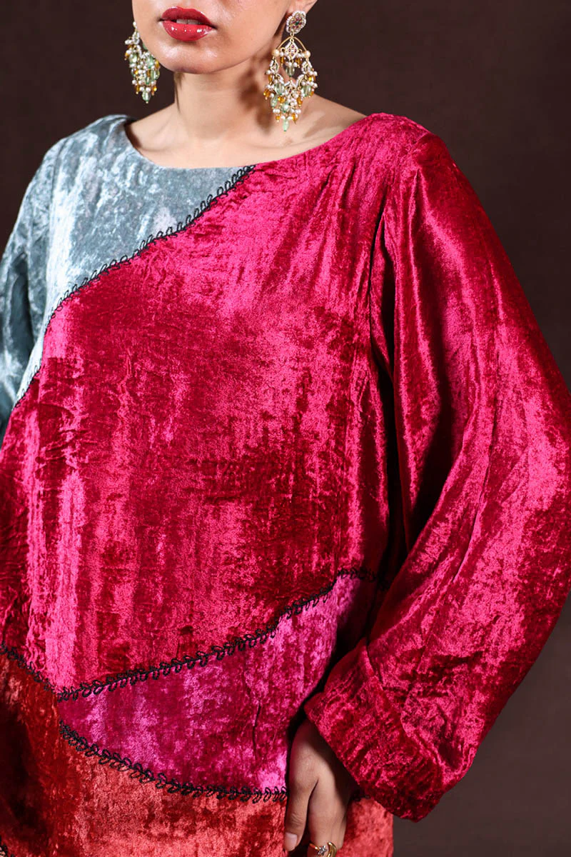 Rang Saaz Velvet Set - Image 4