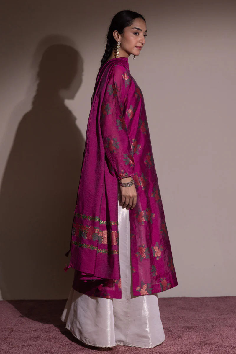 Jacquard Golden Rose Duo-Set - Image 5