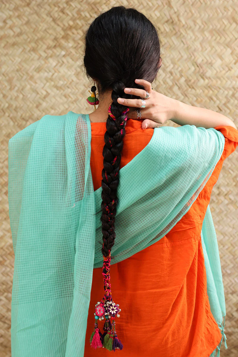 Phulkari Tassel Paranda - Image 3