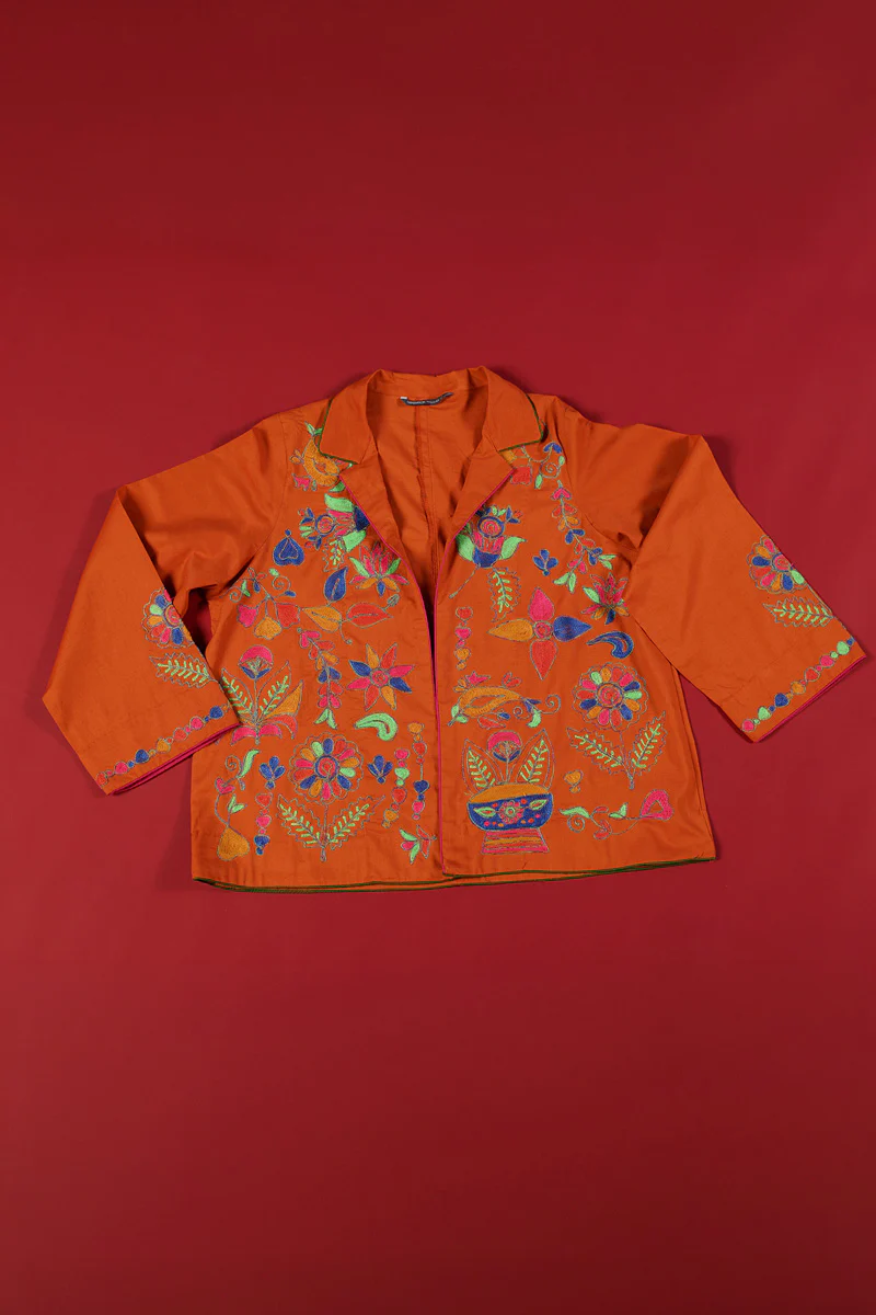 Embroidered Laari Adda Jacket - Image 6