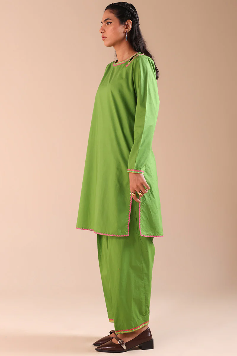 Chitrali Chogha Embroidered Set - Image 3